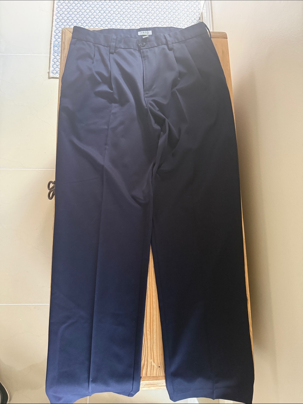 Izod Men's Dark Navy Golf Dress Pants